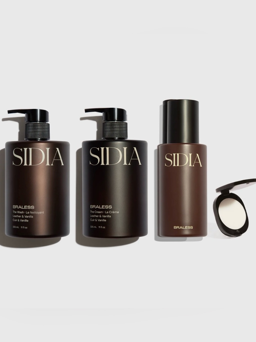 NWT SIDIA Braless FULL 4 piece Collection